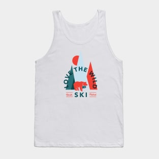 Love The Wild, North Ski Patrol: Colorful Geometric Nature Design Tank Top